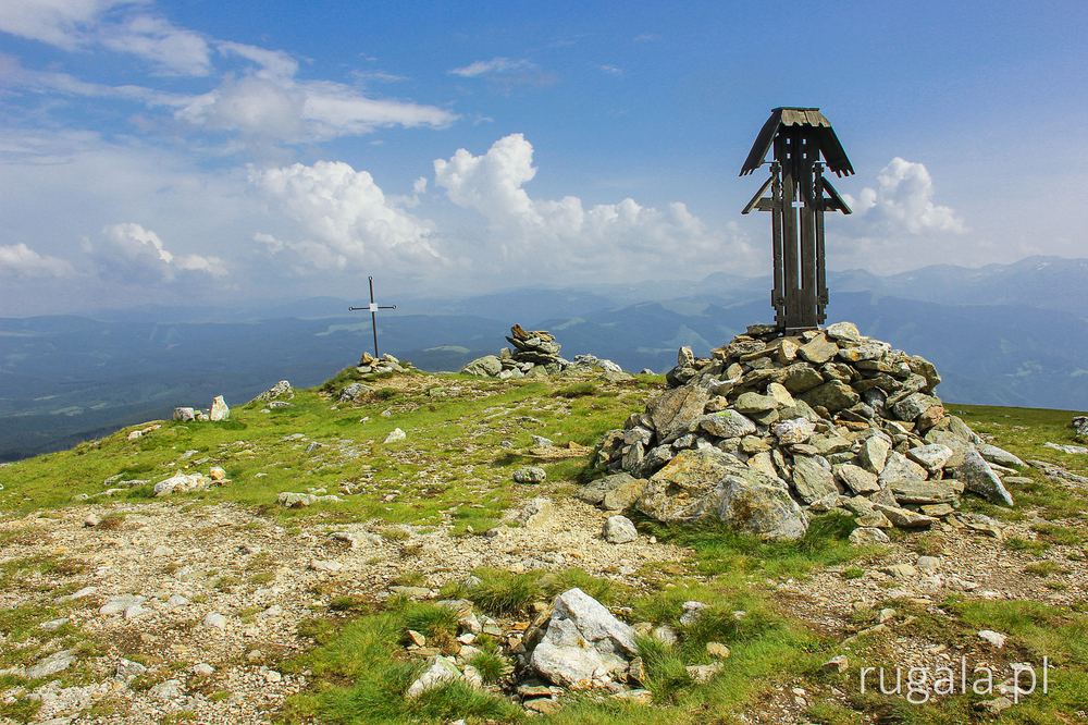 Na szczycie Vârful lui Pătru, Góry Șureanu