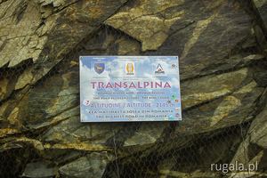 Tabliczka Przełęcz Urdele - Transalpina