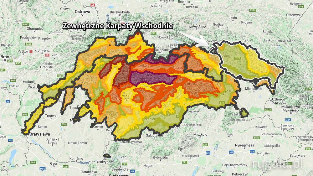 Słowackie Zewnętrzne Karpaty Wschodnie
