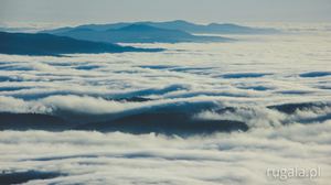 Ponad chmurami - widok z Babiej Góry