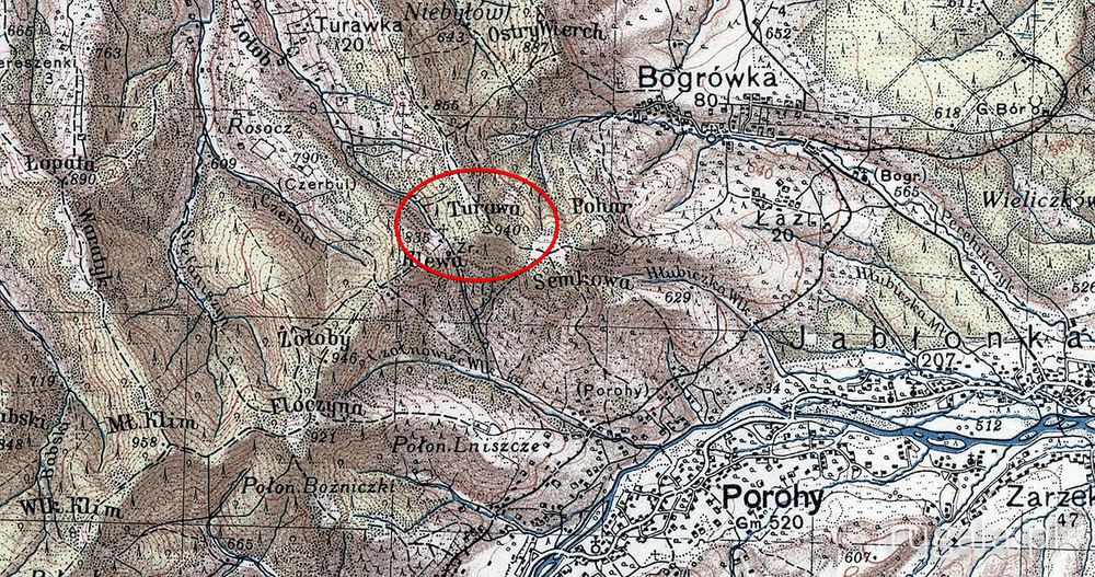 Turawa - najwyższy szczyt w Beskidach Brzeżnych?