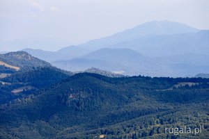 Vârful Bran w Górach Țibleș - widok z Gór Gutyjskich