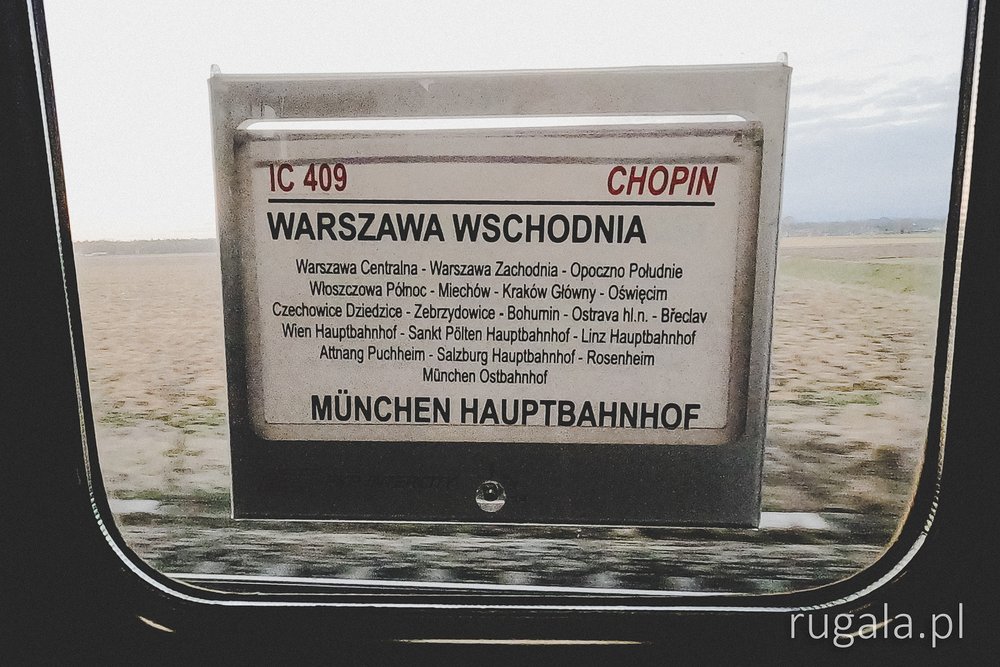 Pociąg Chopin relacji Warszawa - Salzburg - Monachium