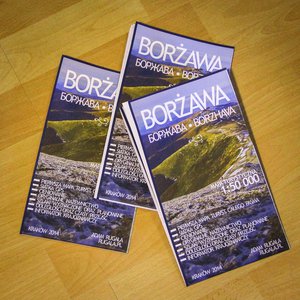 Borżawa - mapa