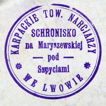 Pieczątka - Schronisko na Maryszewskiej pod Szpyciami - 1930