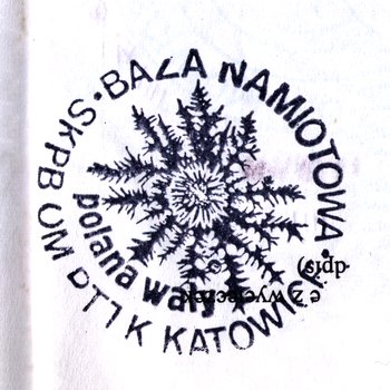 Pieczątka - Studencka Baza Namiotowa - Polana Wały - 1999
