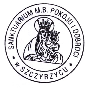 Pieczątka - Sanktuarium Matki Bożej w Szczyrzycu - 2001