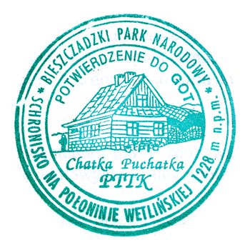 Pieczątka - Schronisko PTTK Chatka Puchatka na Połoninie Wetlińskiej - 2007