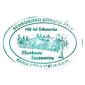 Pieczątka - Schronisko PTTK na Markowych Szczawinach - 2007