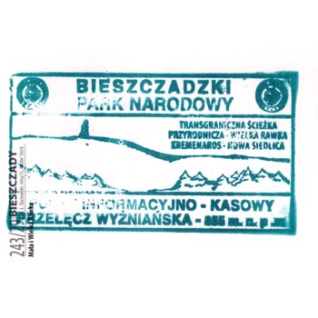 Pieczątka - Punkt informacyjno-kasowy BdPN Przełęcz Wyżniańska - 2010