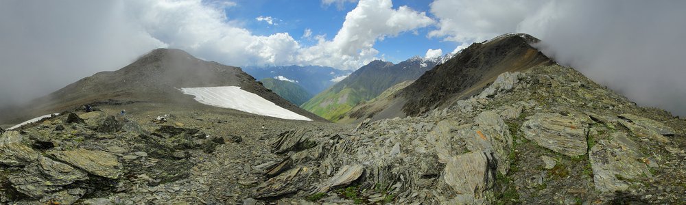 Przełęcz Isartghele - 3486 m