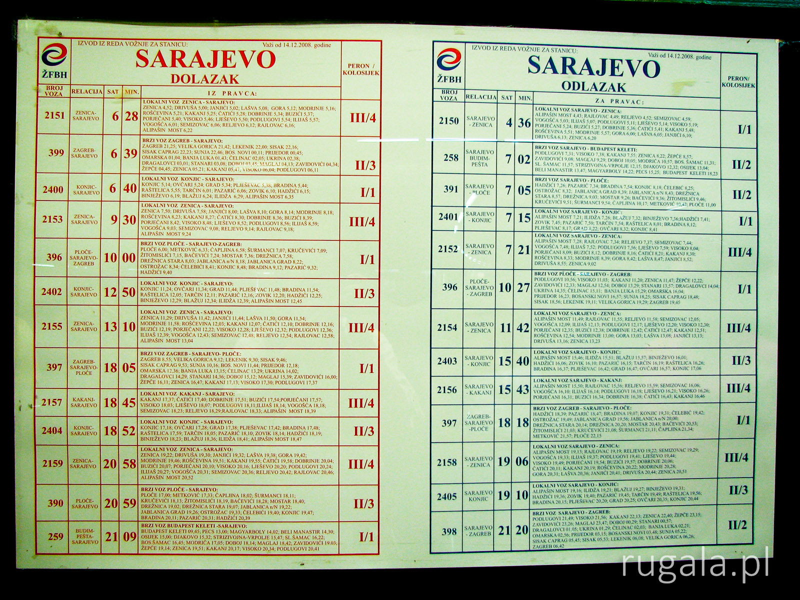 Sarajevo - pociągi (1)